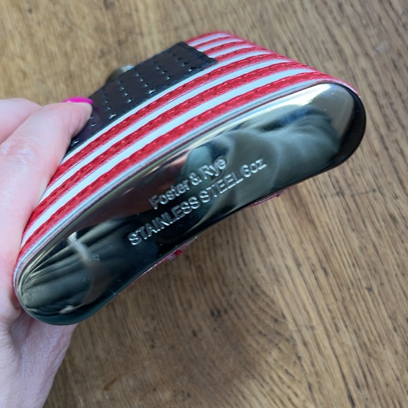 NWOT Stainless Steel Flask | American Flag Design - Picture 4 of 5
